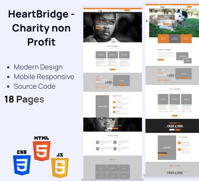 HeartBridge – Amal & Bukan Keuntungan HTML Asas