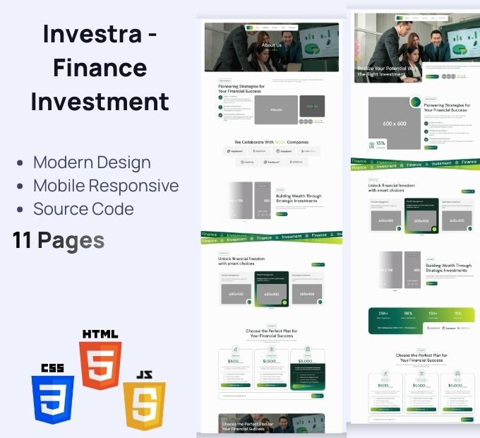 Investra – Finance & Investment Elegant HTML