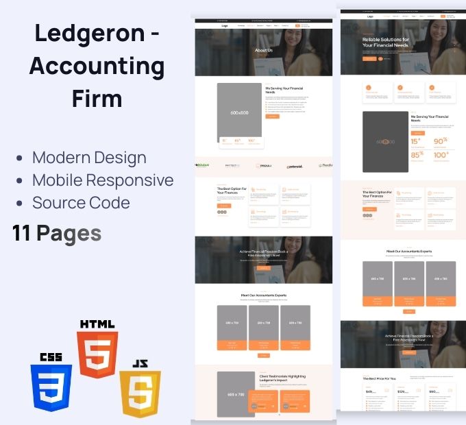 Ledgeron – Accounting Firm Premium HTML
