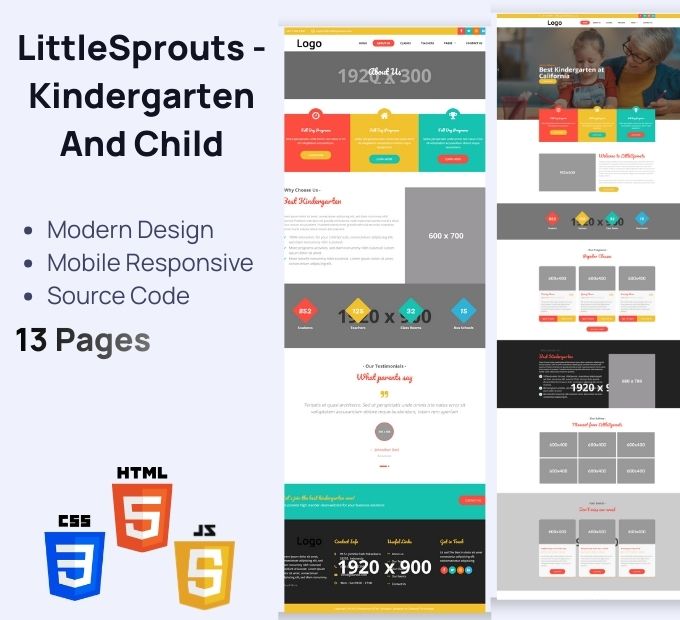 LittleSprouts – Tadika & Kanak-Kanak HTML Premium